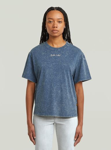 Camiseta Washed G-Script